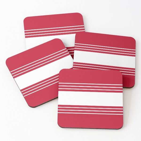 Item preview, Red and white horizontal lines designed and sold by BattaAnastasia.