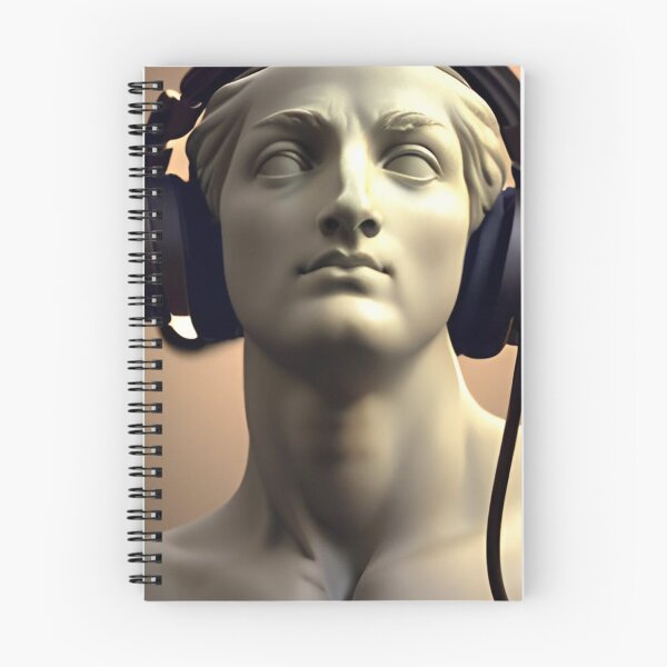 Item preview, A Sculpture Wearing Headphones  designed and sold by ShopSunday.