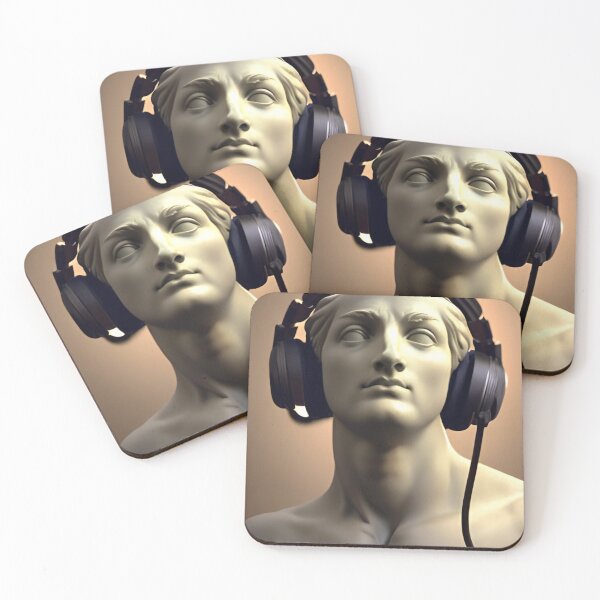 Item preview, A Sculpture Wearing Headphones  designed and sold by ShopSunday.