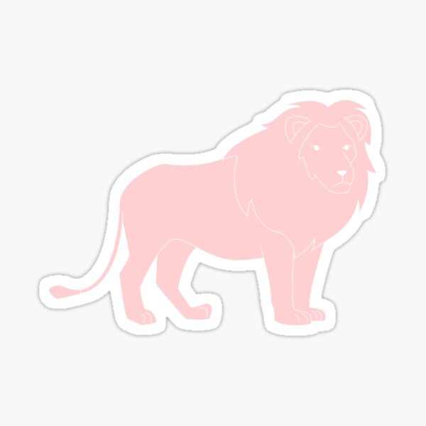 Item preview, Lion Pastel Pink designed and sold by 37jlee.