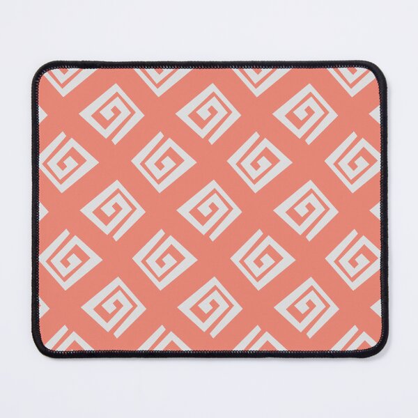 Item preview, Ethnic geometric spiral pattern - pink designed and sold by BattaAnastasia.