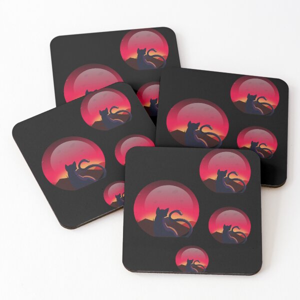 Item preview, Cat Watching Sunset Scene pack of stickers designed and sold by FeelinGGo ✅.