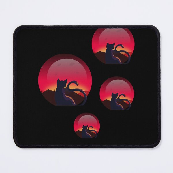 Item preview, Cat Watching Sunset Scene pack of stickers designed and sold by FeelinGGo ✅.