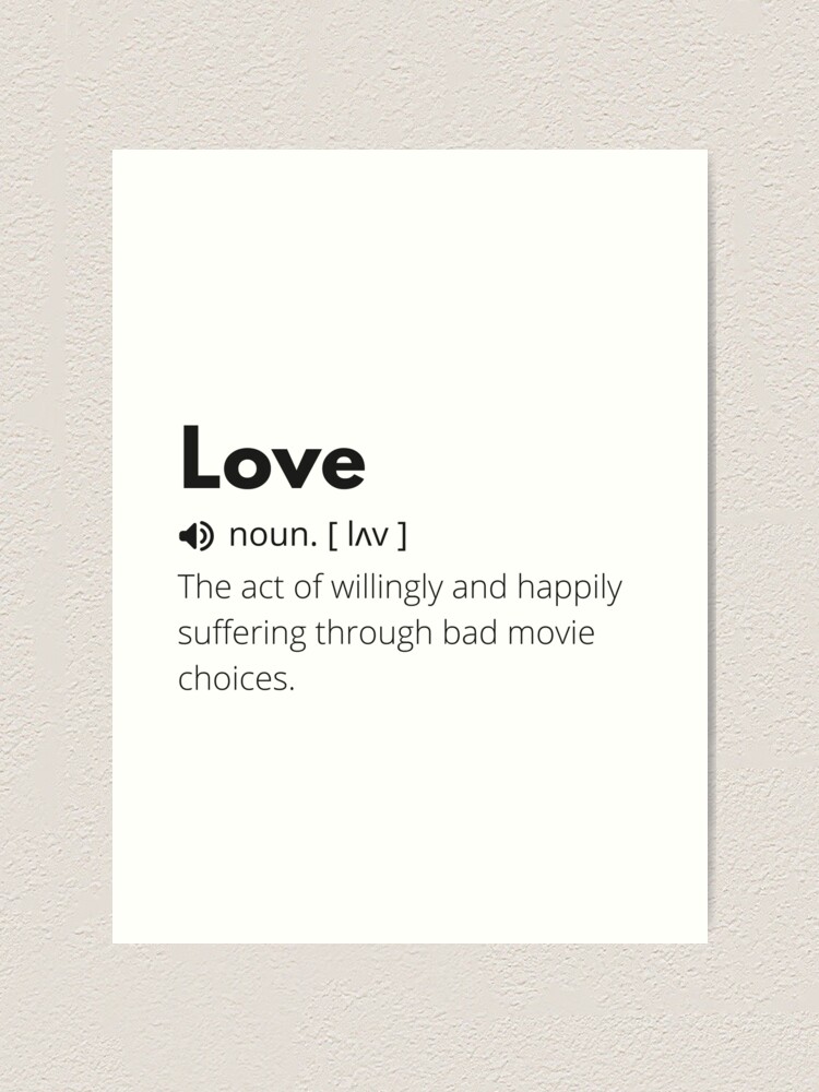 Funny Love Definition, Meaning of Love, Love Dictionary