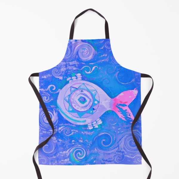 Item preview, Bohemian Fish Groovy Hippie Vibes Coastal Boho Style Décor or Art 1 of 2 designed and sold by Beachy.