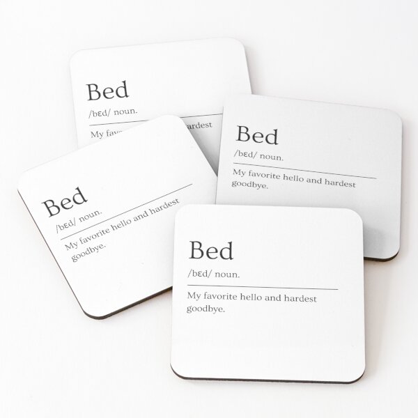 Item preview, Bed | Funny Dictionary Definition designed and sold by ED-TDesigns.