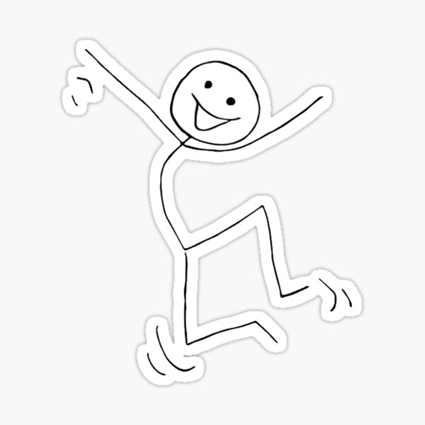 Stickman Dancing Sticker - Stickman Dancing Happy dance - Discover