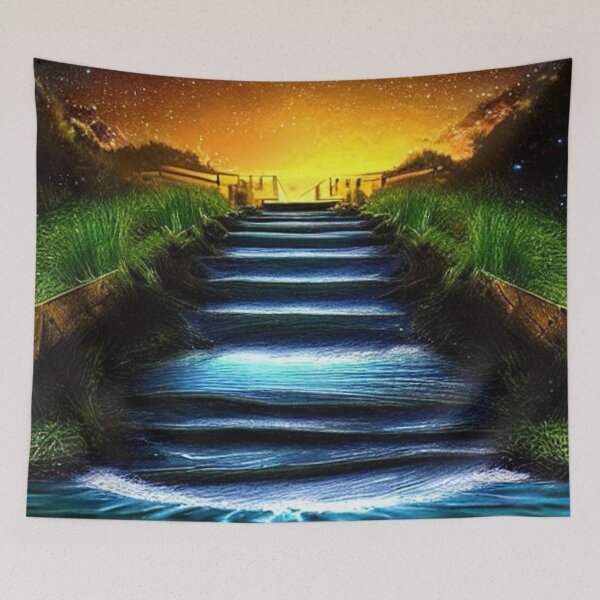 Item preview, Dusk Stairway Under the Stars designed and sold by D3monic.
