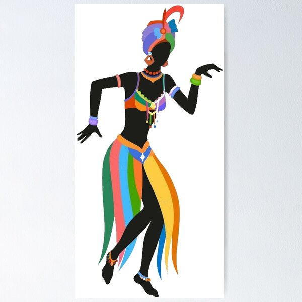 Framed African American Women Dancing Wall Art - Italy