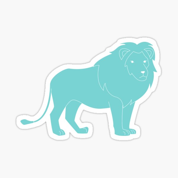 Item preview, Lion Teal designed and sold by 37jlee.