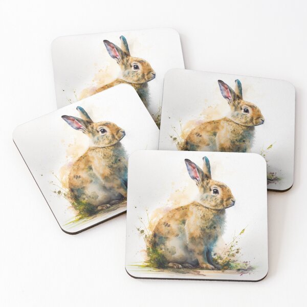 Item preview, Startled hare  designed and sold by Fresh Clothes.