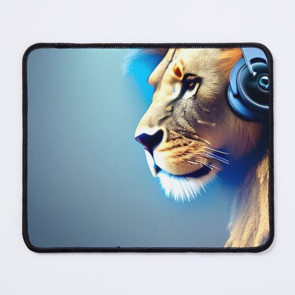 Item preview, A Lion Dj Wearing A Pair Of Headphones  designed and sold by ShopSunday.