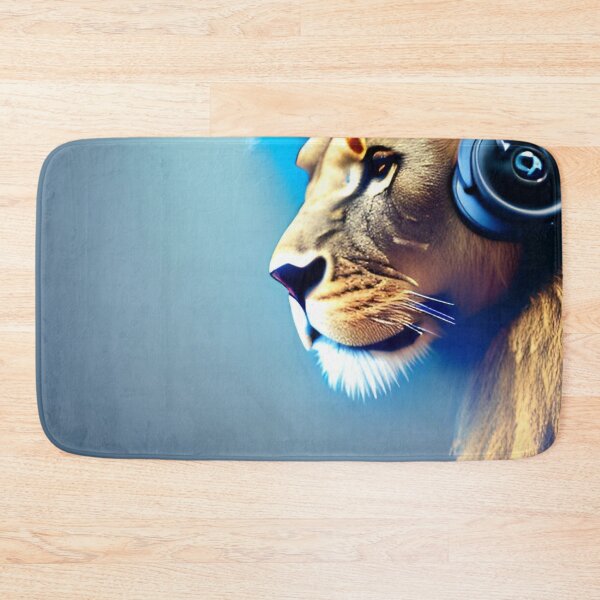 Item preview, A Lion Dj Wearing A Pair Of Headphones  designed and sold by ShopSunday.