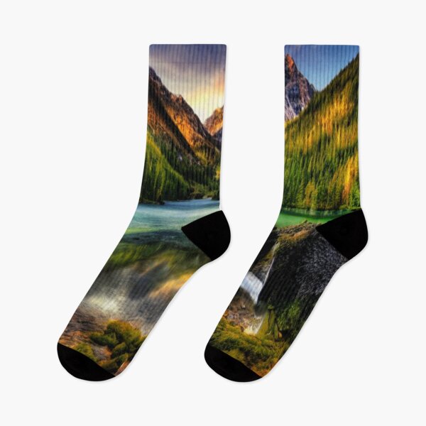 Item preview, "Mountain Oasis Lake Reflection" designed and sold by rdreubss7.