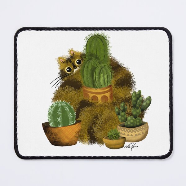 Item preview, Cat and Cactus designed and sold by MiniMatisse.