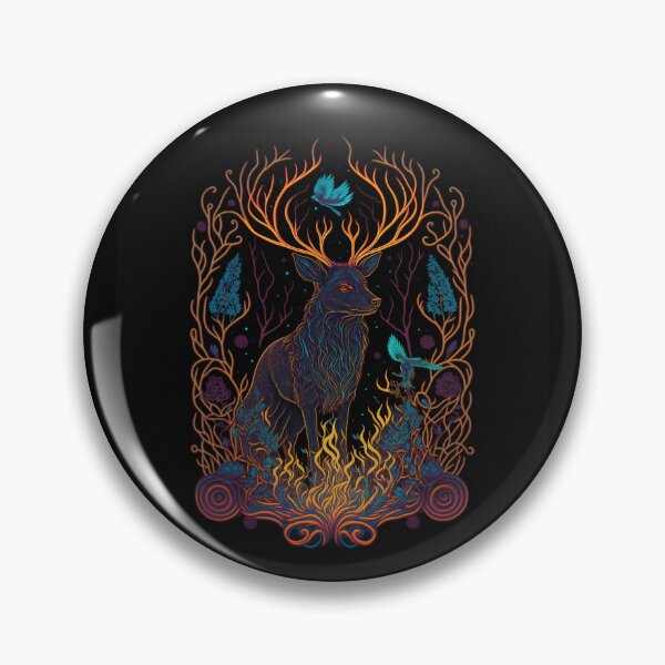 Item preview, Neon Celtic Stag designed and sold by AwakenedSoul.