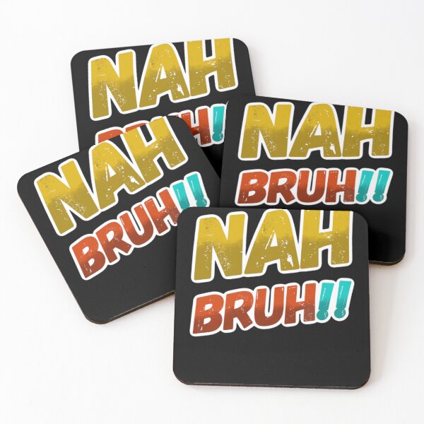 Item preview, Nah Bruh, funny millennials sayings, funny y2k designed and sold by mwebba2005.
