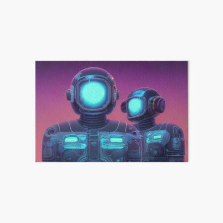 Item preview, Two Retro Robots designed and sold by Fungal-Art.