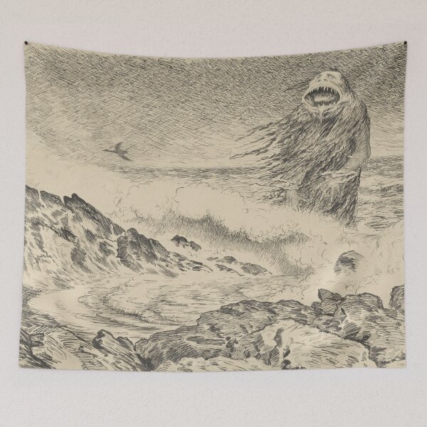 Item preview, Sea Monster by Theodor Kittelsen, 1887  designed and sold by Vintage Wall Art.