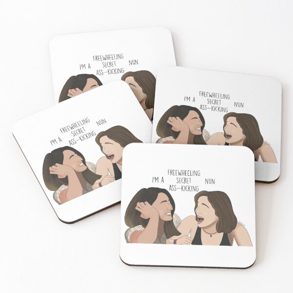 Item preview, I'm a freewheeling secret ass kicking nun designed and sold by fanartbygabi | Gabi Veiga.