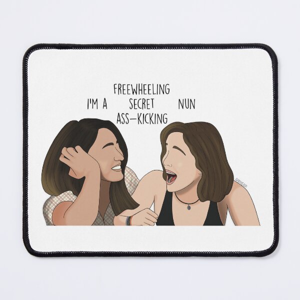 Item preview, I'm a freewheeling secret ass kicking nun designed and sold by fanartbygabi | Gabi Veiga.