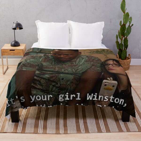 Item preview, New Girl Funny Sticker, Winston and Jess: "Winnie the bish" designed and sold by Ariilea.