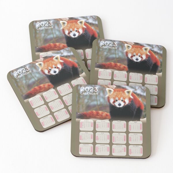 Item preview, Red Panda 2023 Calendar For Red Panda Lovers designed and sold by designartmed.