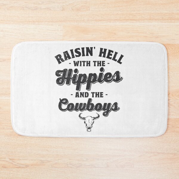 Item preview, Raisin' Hell With Hippies And The Cowboys Western Aesthetic designed and sold by TonySpencer.