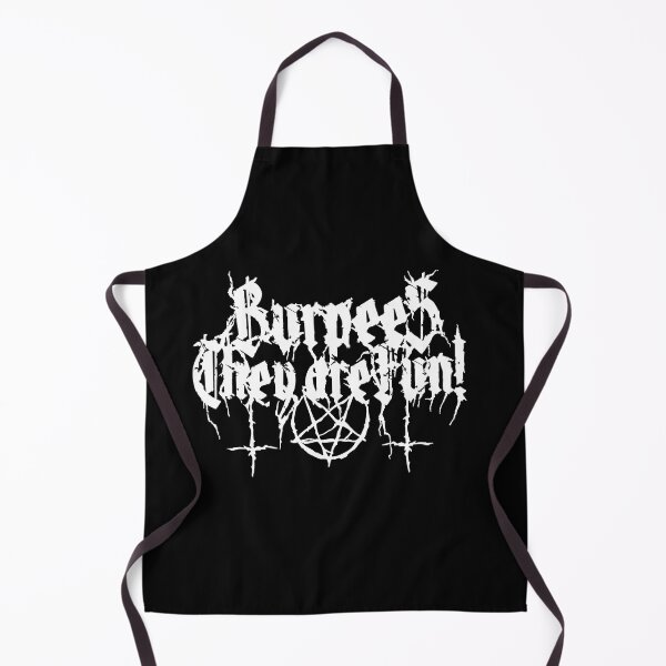 Item preview, Burpees - They are Fun! Black metal fitness humor designed and sold by RAWWR.
