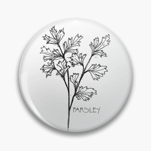 Item preview, Pen and Ink Parsley designed and sold by Emily Posey.