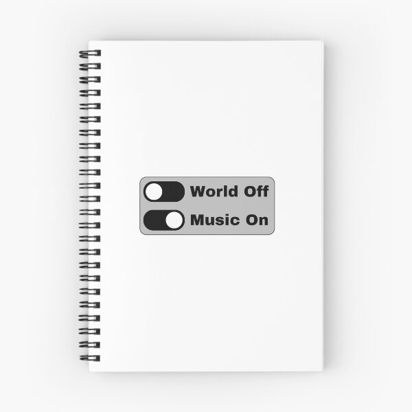 Item preview, World Off, Music On designed and sold by B4t-v1bes.