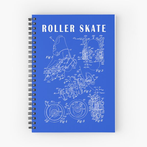 Item preview, Skater roller skate Vintage Patent art Drawing Print-roller skate blueprint designed and sold by ismdesigner.