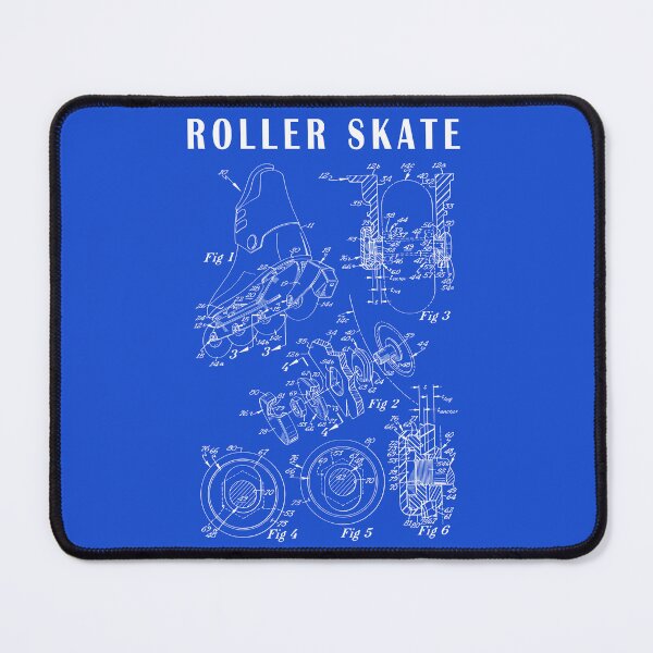 Item preview, Skater roller skate Vintage Patent art Drawing Print-roller skate blueprint designed and sold by ismdesigner.