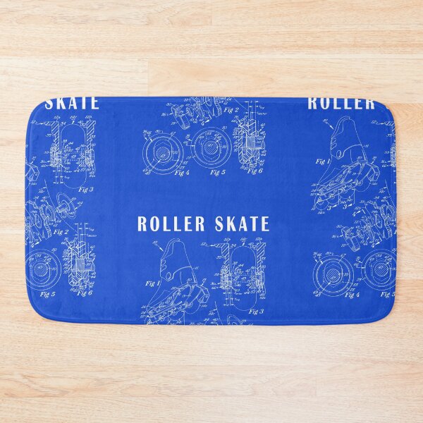 Item preview, Skater roller skate Vintage Patent art Drawing Print-roller skate blueprint designed and sold by ismdesigner.