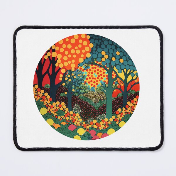 Item preview, Japanese Kusama Magical Forest, Hippy, Nature, Trees, Dots designed and sold by Artefact3000.