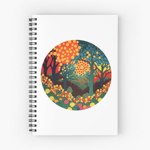 Item preview, Japanese Kusama Magical Forest, Hippy, Nature, Trees, Dots designed and sold by Artefact3000.