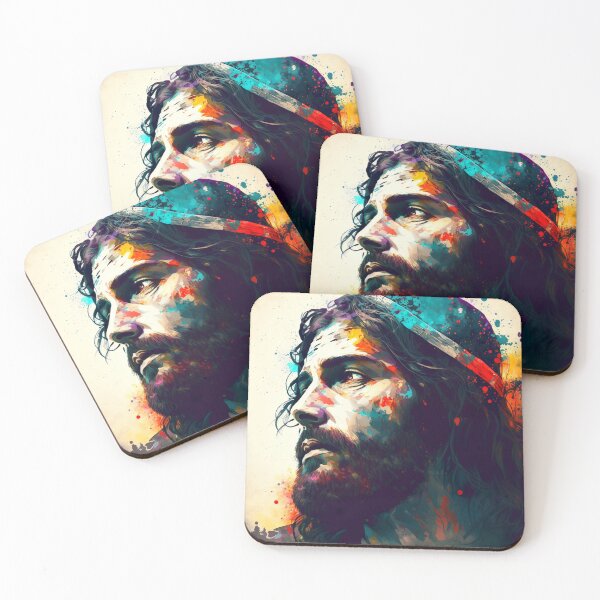 Item preview, Another Beautiful Portrait of Jesus Christ designed and sold by unrealartwork.