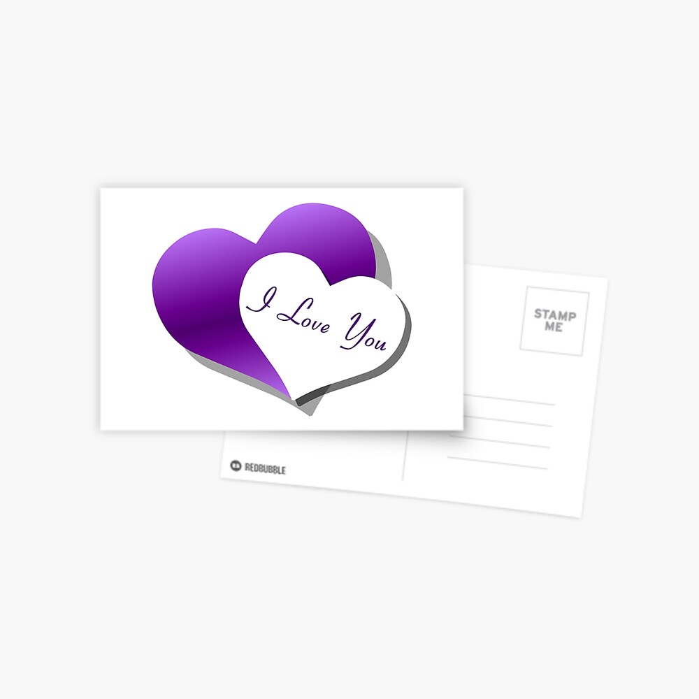 I Love You (Purple)