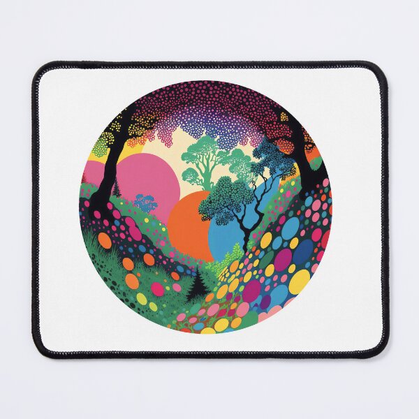 Item preview, Japanese Kusama Magical Forest, Hippy, Nature, Trees, Dots designed and sold by Artefact3000.