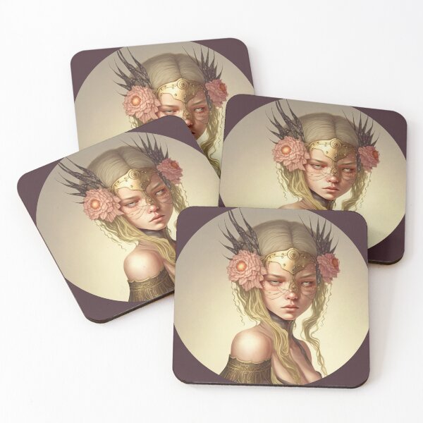 Item preview, beautiful fae face fairy designed and sold by badbug.