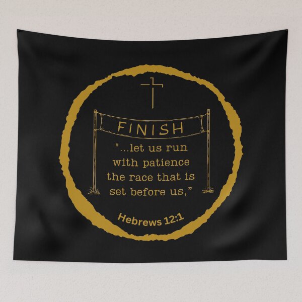 Item preview, Hebrews 12:1 Run The Race designed and sold by Nancyanna.