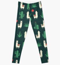 Fleece Navidad & Cactus Leggings