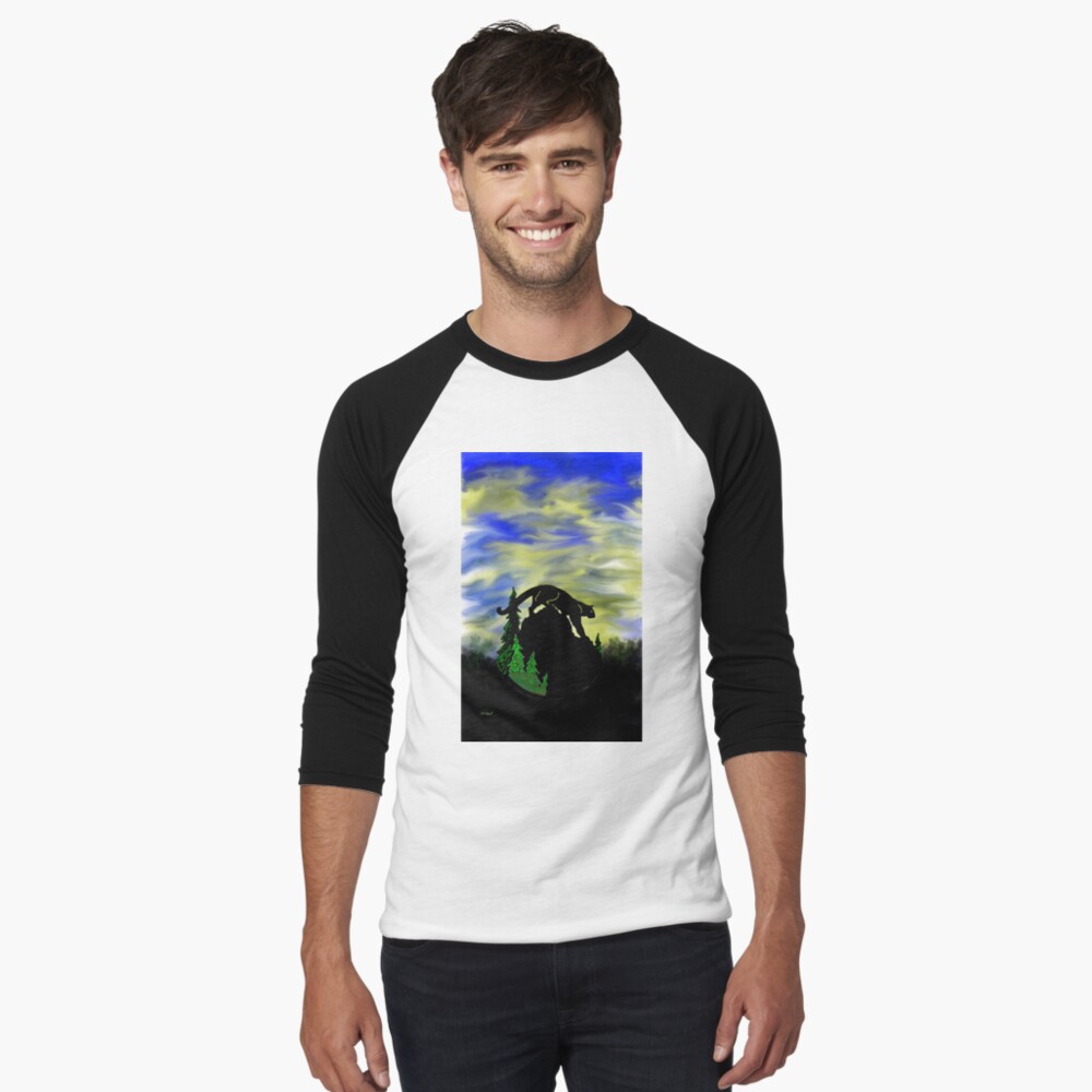 Item preview, Baseball ¾ Sleeve T-Shirt designed and sold by KennyRays.