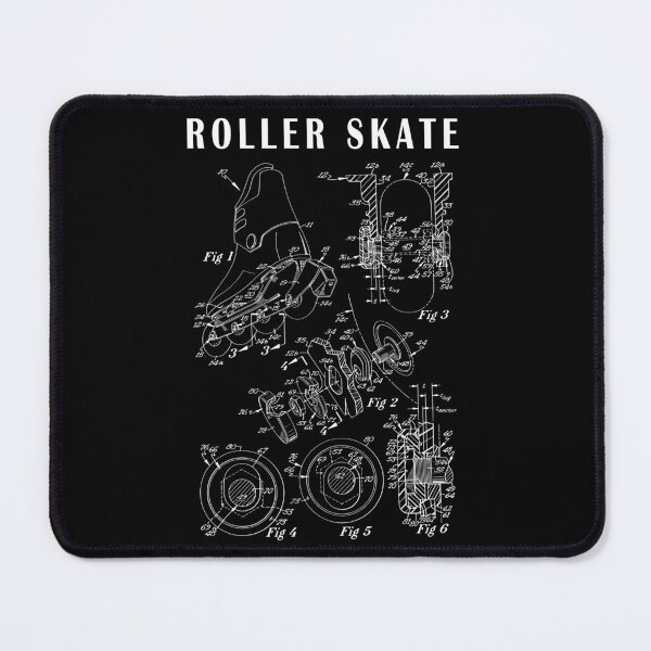 Item preview, Skater roller skate Vintage Patent art Drawing Print-roller skate blueprint designed and sold by ismdesigner.