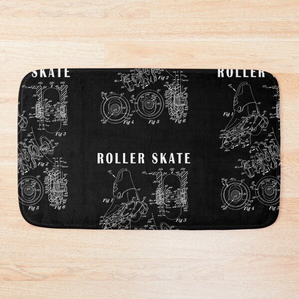 Item preview, Skater roller skate Vintage Patent art Drawing Print-roller skate blueprint designed and sold by ismdesigner.