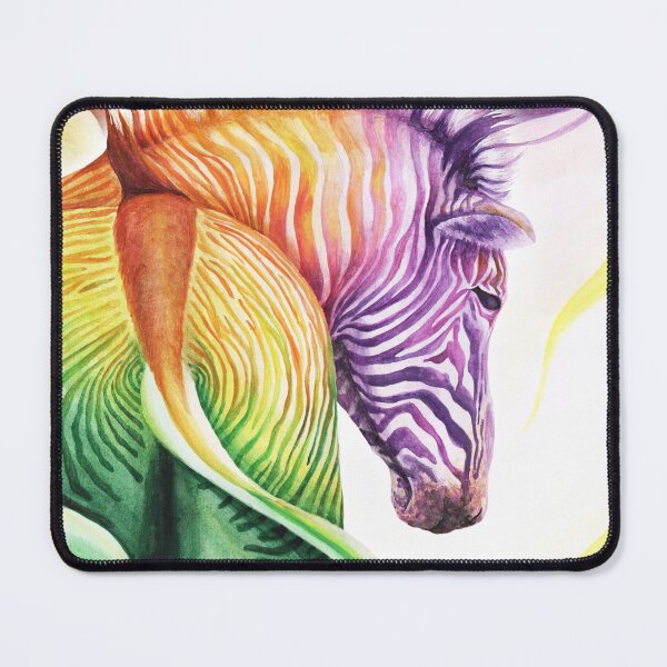 Item preview, Colorful Zebra Watercolor designed and sold by MandalaSoul.