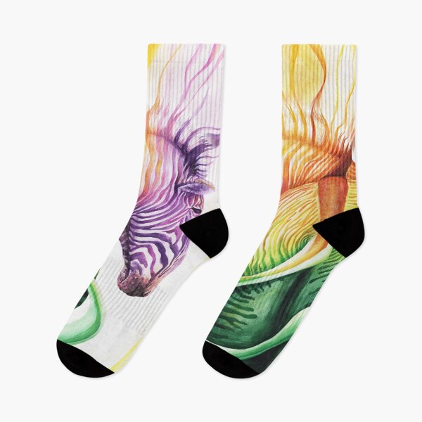 Item preview, Colorful Zebra Watercolor designed and sold by MandalaSoul.