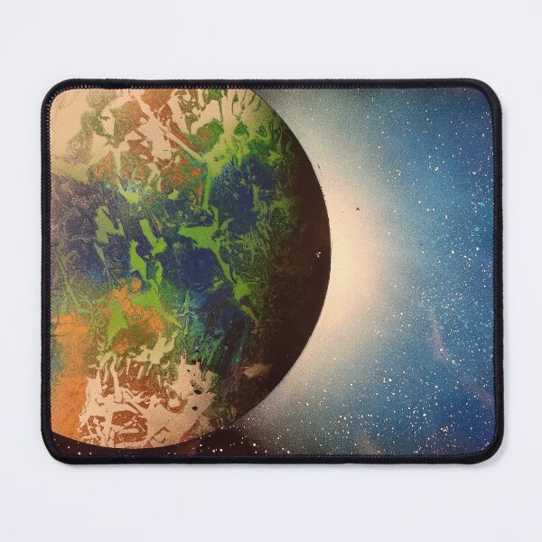 Item preview, Spray paint art earth 2.0 designed and sold by WoodRocksArt.