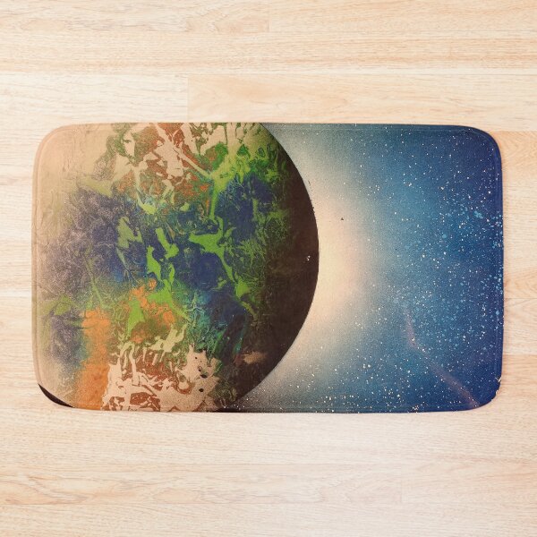 Item preview, Spray paint art earth 2.0 designed and sold by WoodRocksArt.