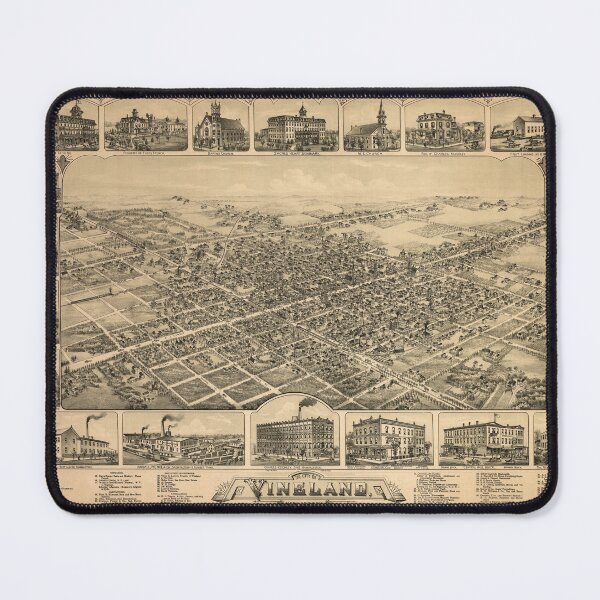 Item preview, Vineland, New Jersey (1885) designed and sold by allhistory.